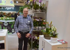 David Bakker with Your Natural Orchid, still growing strong with their phalaenopsis specialties.